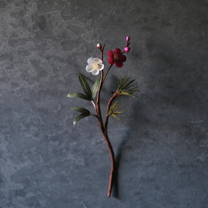 お正月の一輪「紙の花　松竹梅」