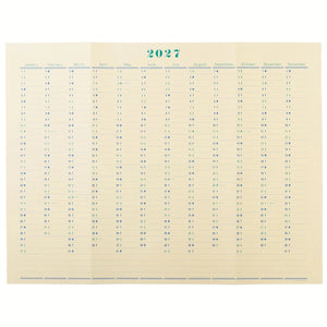 ワンイヤーウォールカレンダー 2027